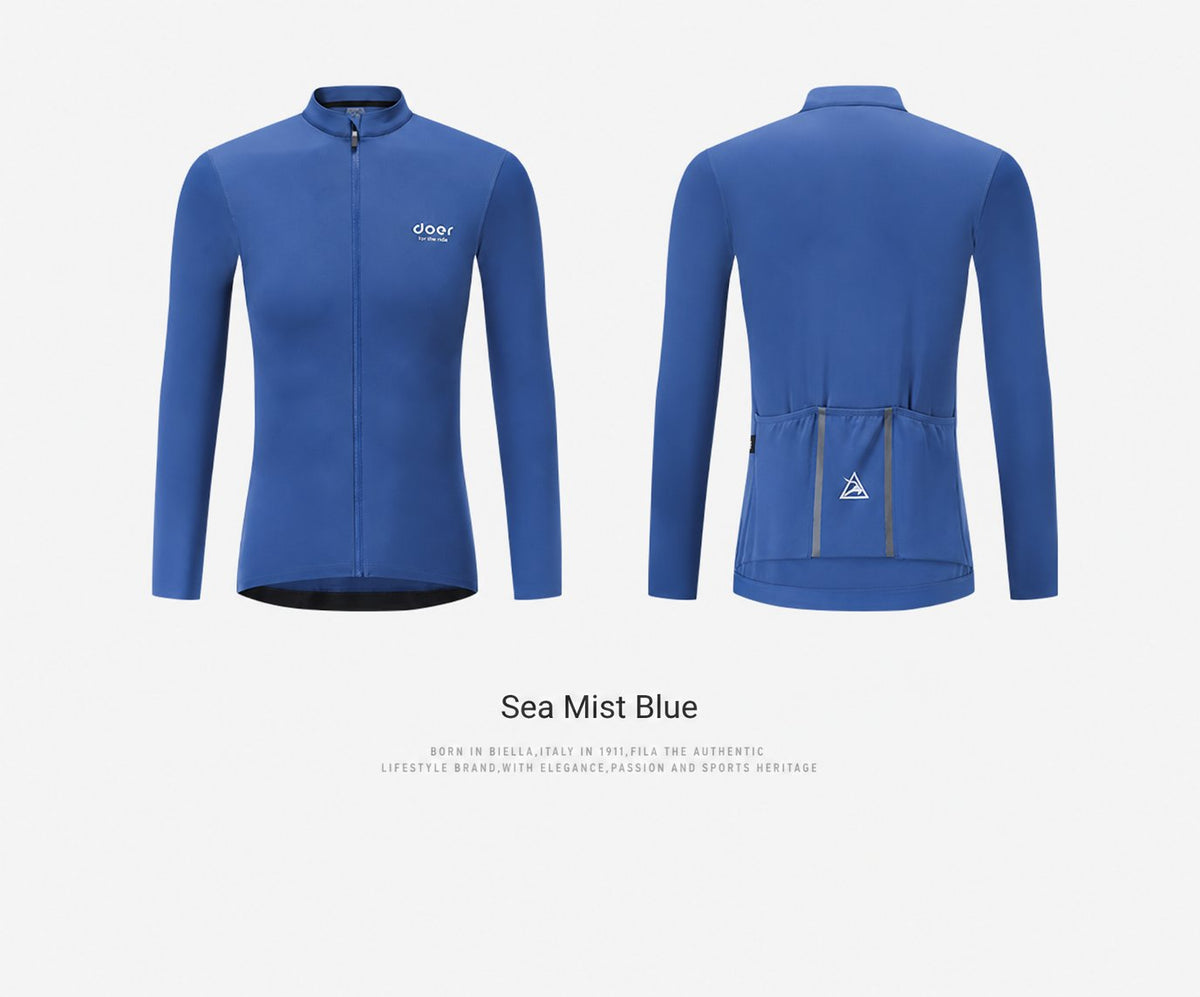 Men's Three-Layer Spring/Fall Long-Sleeve Cycling Jersey — product story image 37 of 37