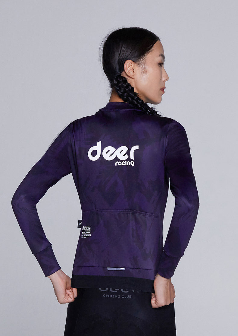 Women's Stretch AirWarm Fleece Road Cycling Jacket — product story image 08 of 26