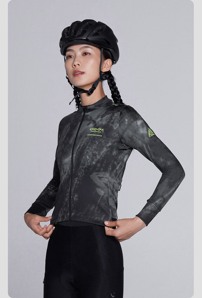 Women's Stretch AirWarm Fleece Road Cycling Jacket — product story image 12 of 26