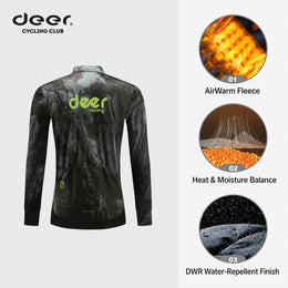 Men's Stretch AirWarm Fleece Road Cycling Jacket — thumbnail 7 of 27