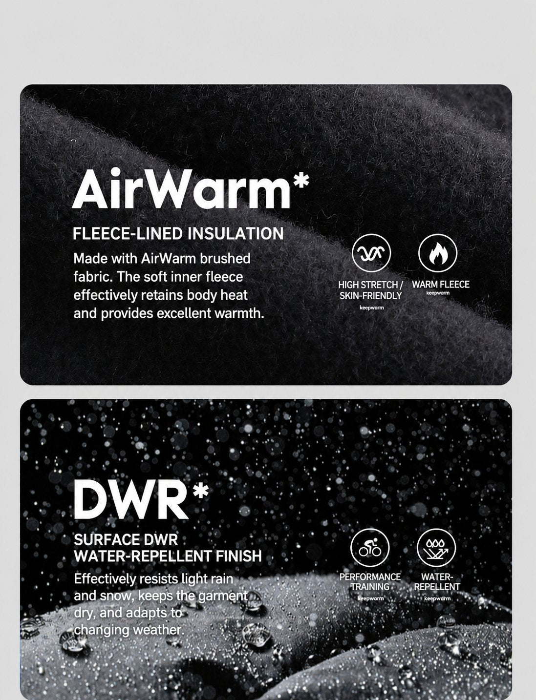 Men's Stretch AirWarm Fleece Road Cycling Jacket — product story image 11 of 27