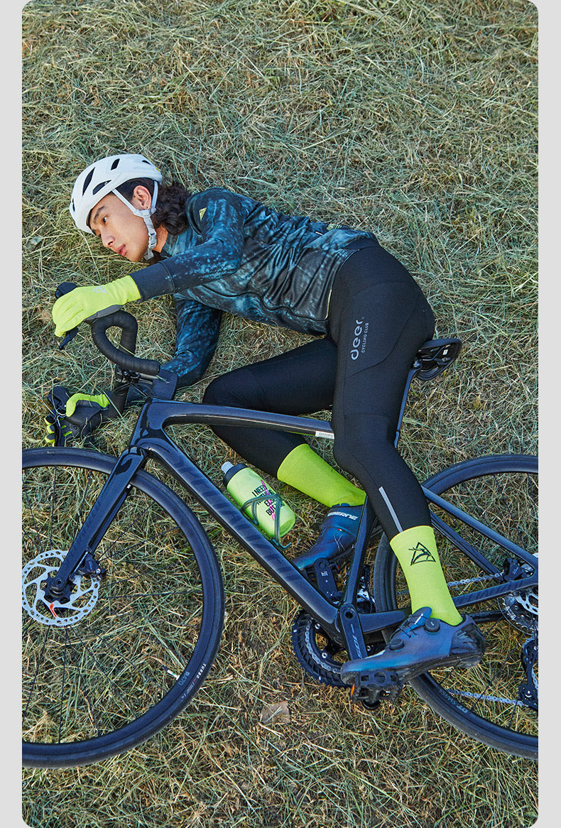 Men's Stretch AirWarm Fleece Road Cycling Jacket — product story image 15 of 27