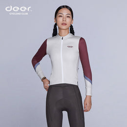 Women's Water-Repellent AirWarm Fleece Road Cycling Jersey — thumbnail 3 of 40