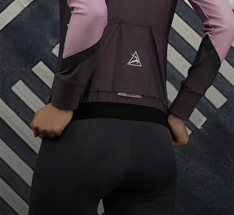 Women's Water-Repellent AirWarm Fleece Road Cycling Jersey — product story image 11 of 40