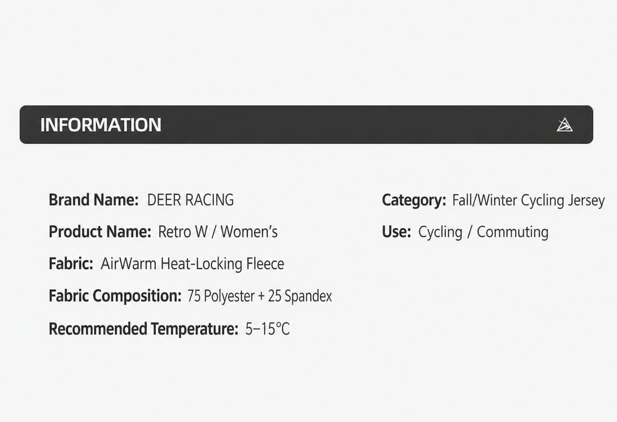 Women's Water-Repellent AirWarm Fleece Road Cycling Jersey — product story image 24 of 40