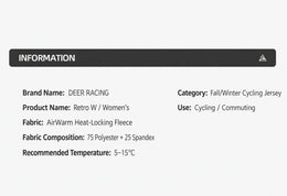 Women's Water-Repellent AirWarm Fleece Road Cycling Jersey — thumbnail 24 of 40