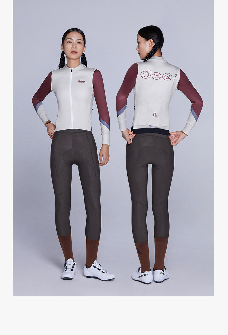 Women's Water-Repellent AirWarm Fleece Road Cycling Jersey — product story image 31 of 40