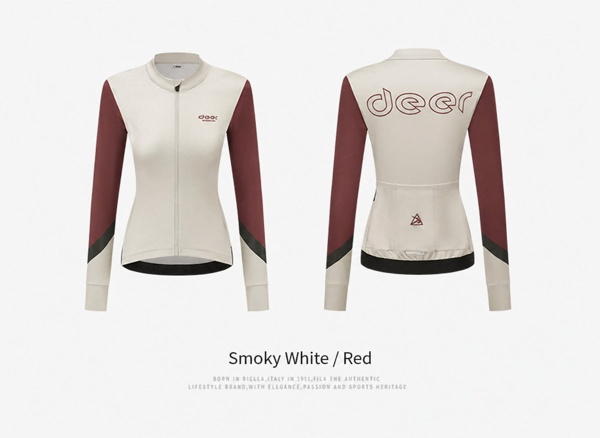Women's Water-Repellent AirWarm Fleece Road Cycling Jersey — product story image 38 of 40