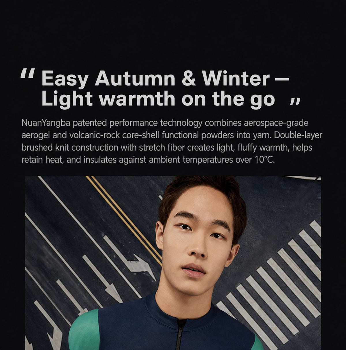 Men's AirWarm Fleece Ergonomic-Fit Long-Sleeve Cycling Jersey — product story image 14 of 32