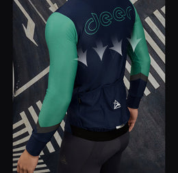 Men's AirWarm Fleece Ergonomic-Fit Long-Sleeve Cycling Jersey — thumbnail 18 of 32