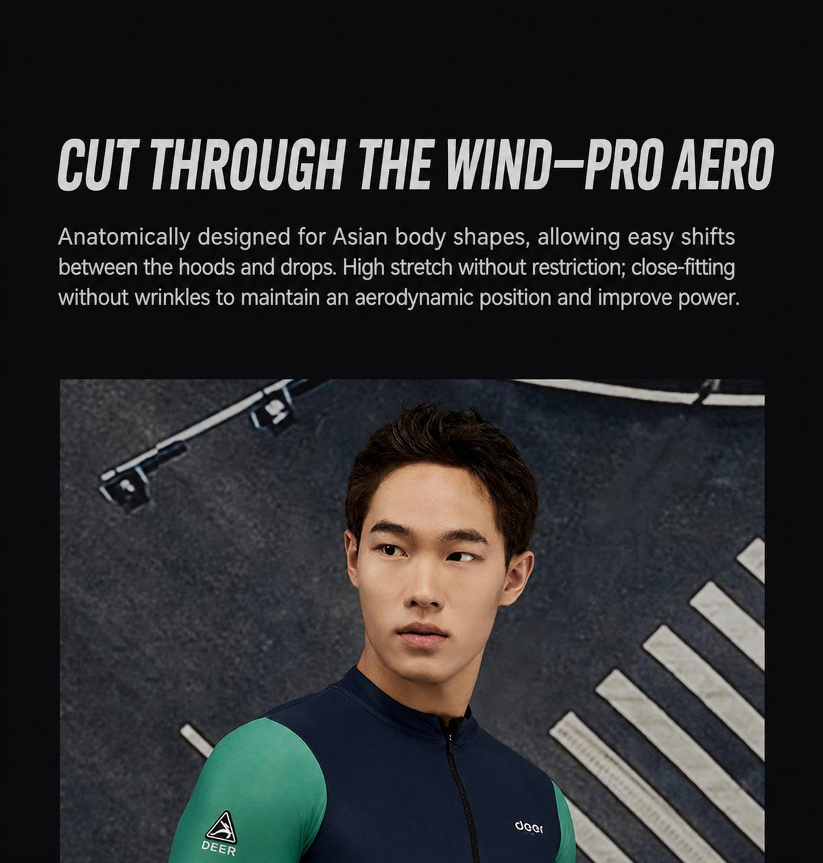 Men's AirWarm Fleece Ergonomic-Fit Long-Sleeve Cycling Jersey — product story image 19 of 32