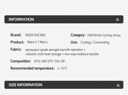 Men's AirWarm Fleece Ergonomic-Fit Long-Sleeve Cycling Jersey — thumbnail 21 of 32