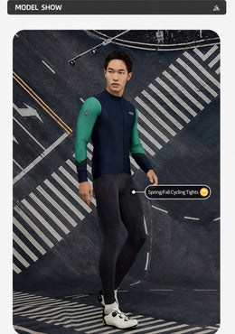 Men's AirWarm Fleece Ergonomic-Fit Long-Sleeve Cycling Jersey — thumbnail 25 of 32