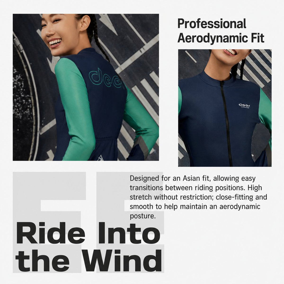 Women's AirWarm Fleece Cool-Weather Road Cycling Jersey — product story image 02 of 32