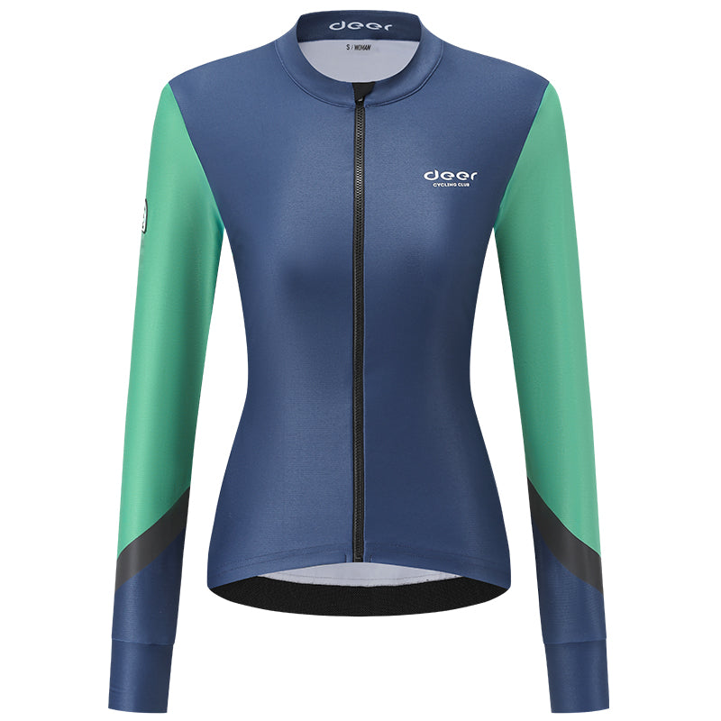 Women's AirWarm Fleece Cool-Weather Road Cycling Jersey — product story image 05 of 32