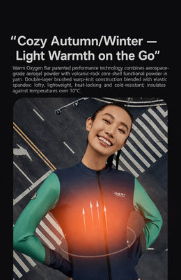 Women's AirWarm Fleece Cool-Weather Road Cycling Jersey — thumbnail 15 of 32