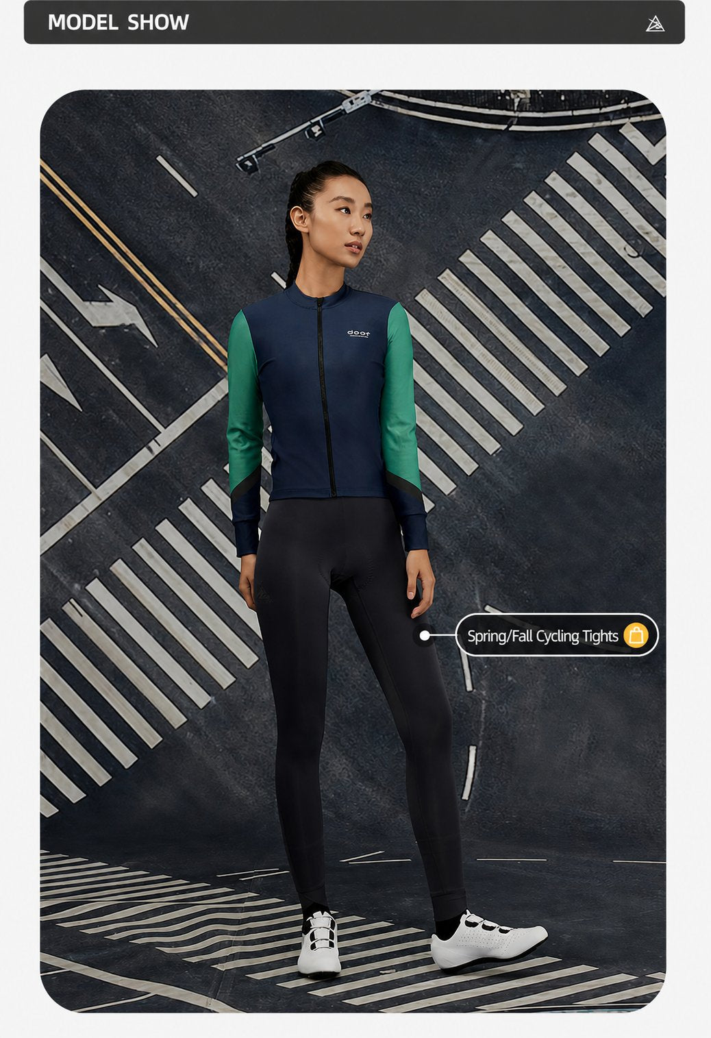 Women's AirWarm Fleece Cool-Weather Road Cycling Jersey — product story image 25 of 32