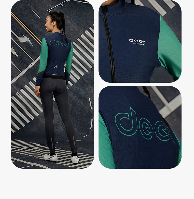 Women's AirWarm Fleece Cool-Weather Road Cycling Jersey — product story image 26 of 32