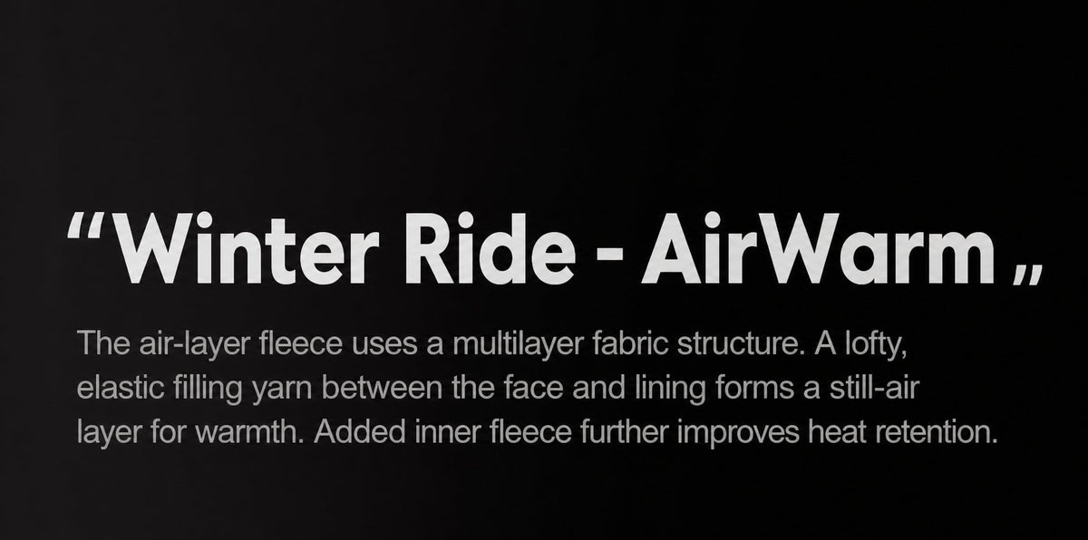 Women's AirWarm Fleece Long-Sleeve Cycling Jersey with Four Pockets — product story image 22 of 40