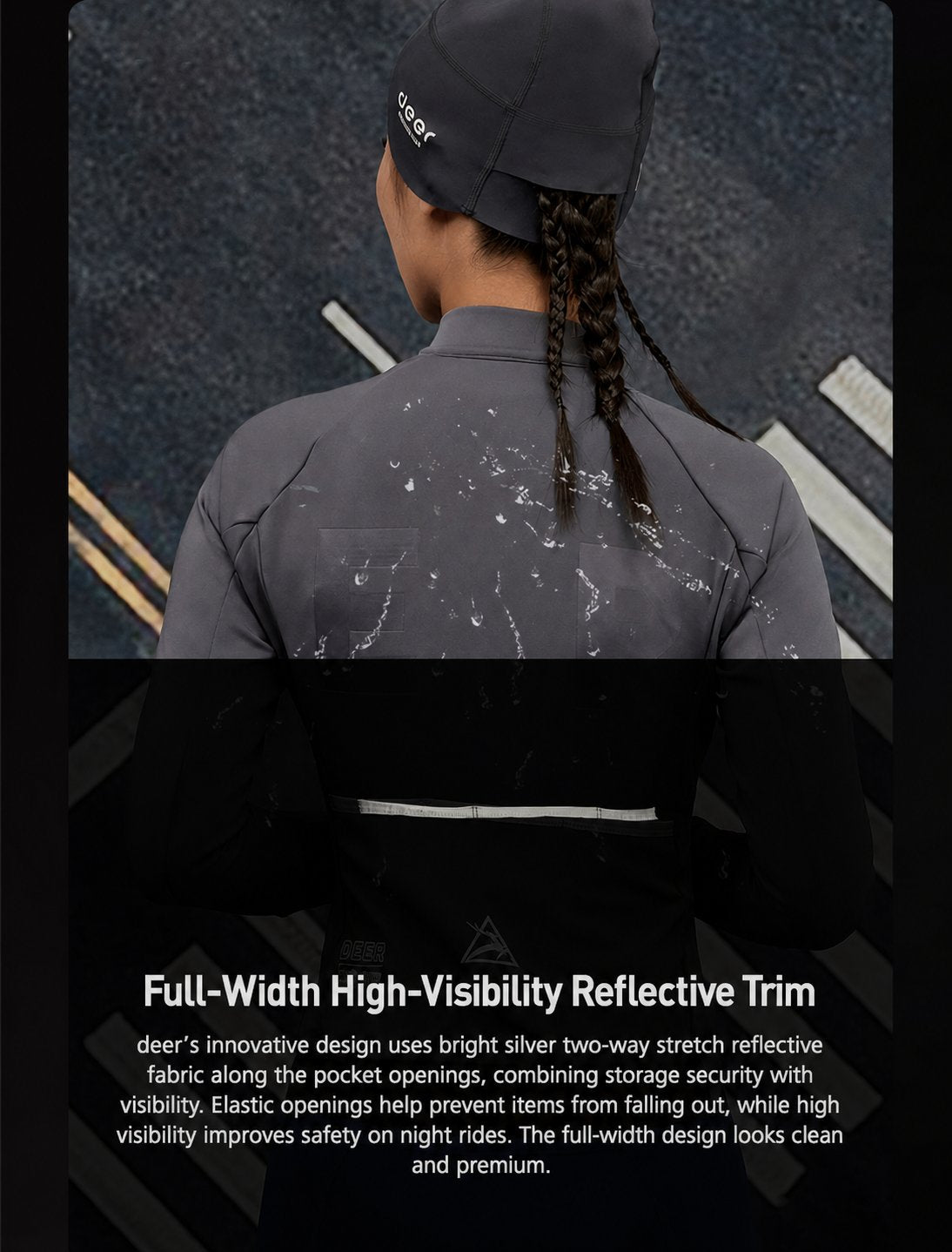 Women's AirWarm Fleece Long-Sleeve Cycling Jersey with Four Pockets — product story image 26 of 40