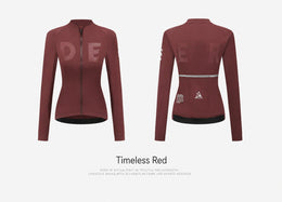Women's AirWarm Fleece Long-Sleeve Cycling Jersey with Four Pockets — thumbnail 37 of 40