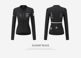 Women's AirWarm Fleece Long-Sleeve Cycling Jersey with Four Pockets — thumbnail 38 of 40