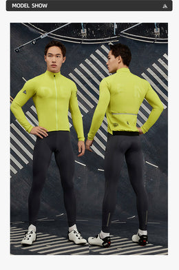 Men's AirWarm Fleece Long-Sleeve Cycling Jersey with Four Pockets — thumbnail 4 of 41