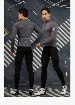 Men's AirWarm Fleece Long-Sleeve Cycling Jersey with Four Pockets — thumbnail 6 of 41