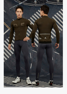 Men's AirWarm Fleece Long-Sleeve Cycling Jersey with Four Pockets — thumbnail 7 of 41