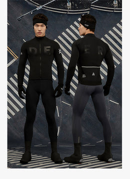 Men's AirWarm Fleece Long-Sleeve Cycling Jersey with Four Pockets — thumbnail 9 of 41
