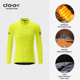 Men's AirWarm Fleece Long-Sleeve Cycling Jersey with Four Pockets — thumbnail 10 of 41