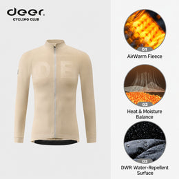 Men's AirWarm Fleece Long-Sleeve Cycling Jersey with Four Pockets — thumbnail 12 of 41