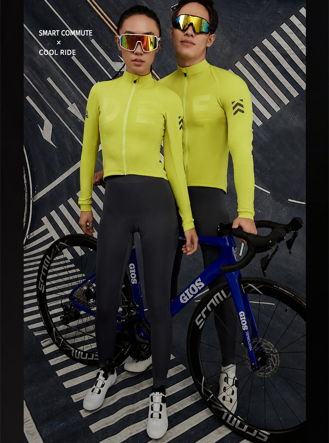Men's AirWarm Fleece Long-Sleeve Cycling Jersey with Four Pockets — product story image 22 of 41