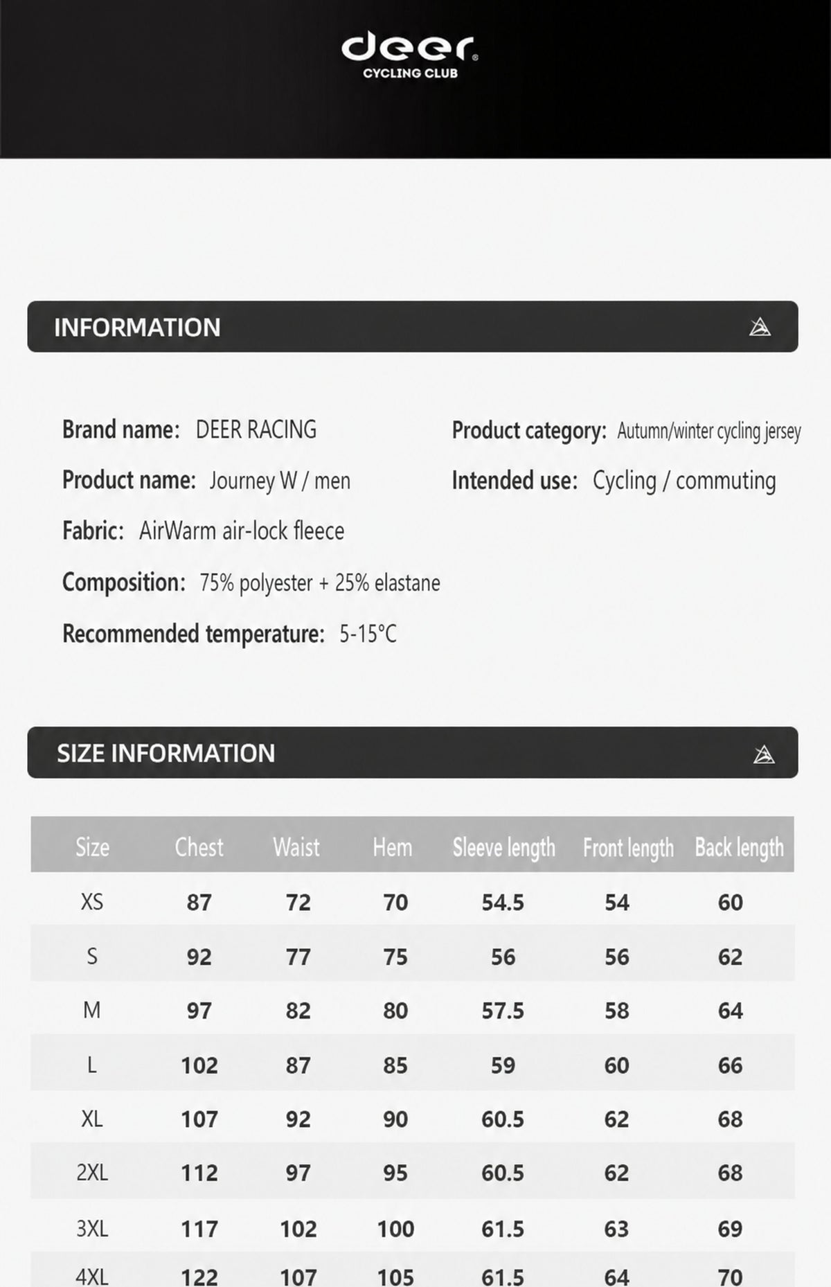 Men's AirWarm Fleece Long-Sleeve Cycling Jersey with Four Pockets — product story image 29 of 41