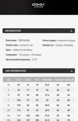 Men's AirWarm Fleece Long-Sleeve Cycling Jersey with Four Pockets — thumbnail 29 of 41