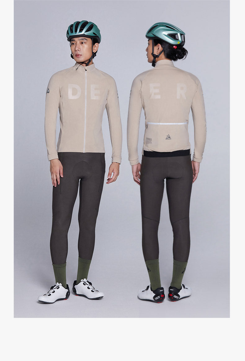Men's AirWarm Fleece Long-Sleeve Cycling Jersey with Four Pockets — product story image 33 of 41