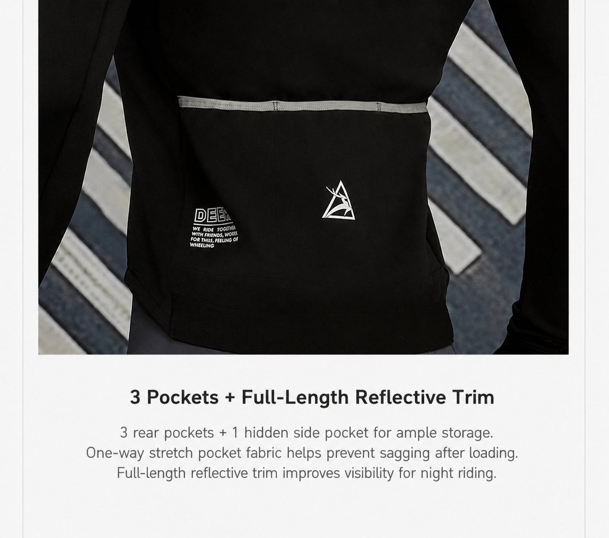 Men's AirWarm Fleece Long-Sleeve Cycling Jersey with Four Pockets — product story image 37 of 41