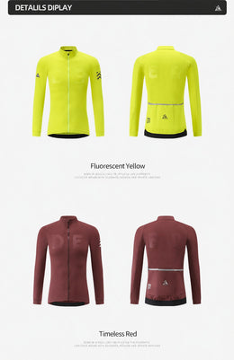 Men's AirWarm Fleece Long-Sleeve Cycling Jersey with Four Pockets — thumbnail 39 of 41