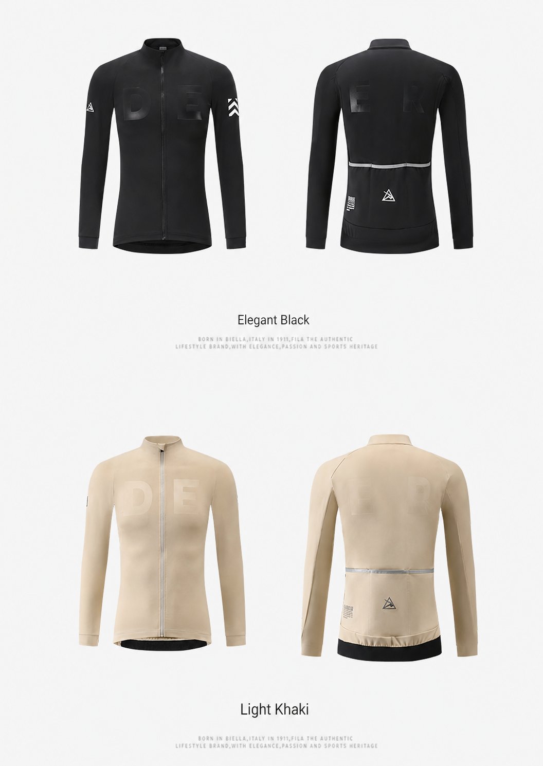 Men's AirWarm Fleece Long-Sleeve Cycling Jersey with Four Pockets — product story image 40 of 41
