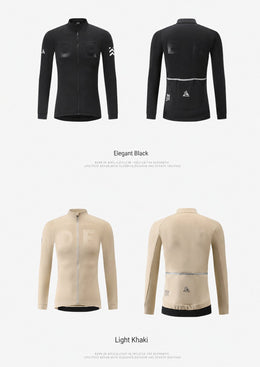 Men's AirWarm Fleece Long-Sleeve Cycling Jersey with Four Pockets — thumbnail 40 of 41