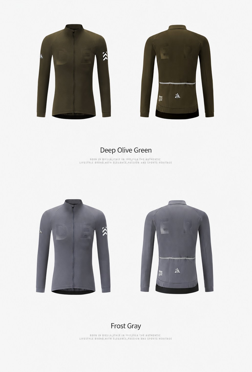 Men's AirWarm Fleece Long-Sleeve Cycling Jersey with Four Pockets — product story image 41 of 41