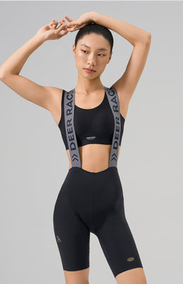 Women's Ventilated Compression Cycling Bib Shorts with Knit Grippers — thumbnail 2 of 12