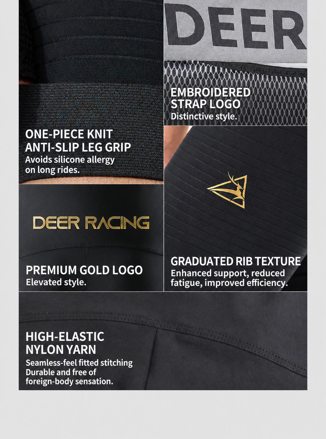 Women's Ventilated Compression Cycling Bib Shorts with Knit Grippers — product story image 05 of 12