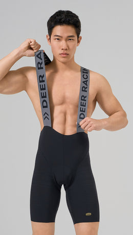 Men's Ventilated Mesh Cycling Bib Shorts with Ergonomic Chamois — thumbnail 1 of 14