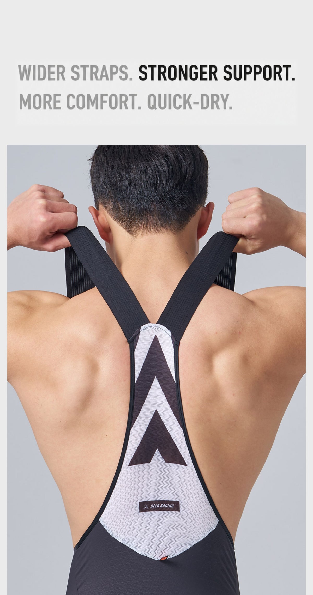 Men's Lightweight Anatomical Pouch Chamois Cycling Bib Shorts — product story image 30 of 32