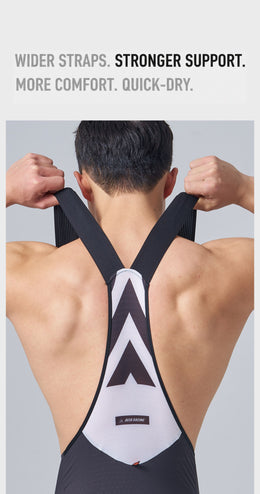 Men's Lightweight Anatomical Pouch Chamois Cycling Bib Shorts — thumbnail 30 of 32