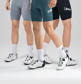 Men's Wide-Strap Cushioned Summer Road Cycling Bib Shorts — thumbnail 1 of 9