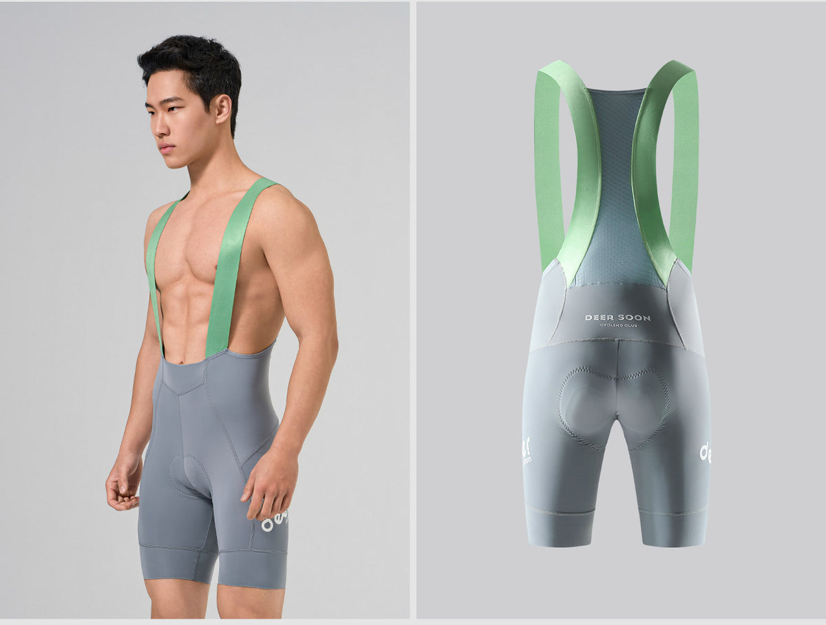 Men's Wide-Strap Cushioned Summer Road Cycling Bib Shorts — product story image 09 of 9