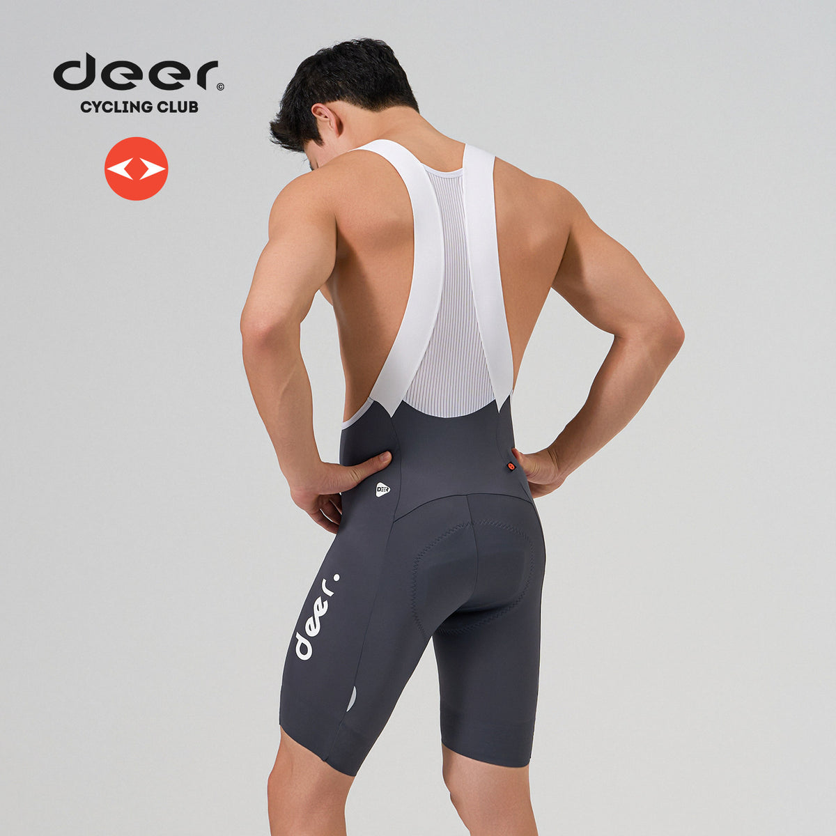 Men's Dual-Density Chamois Bib Shorts with Cooling Mesh Panels — product story image 02 of 22