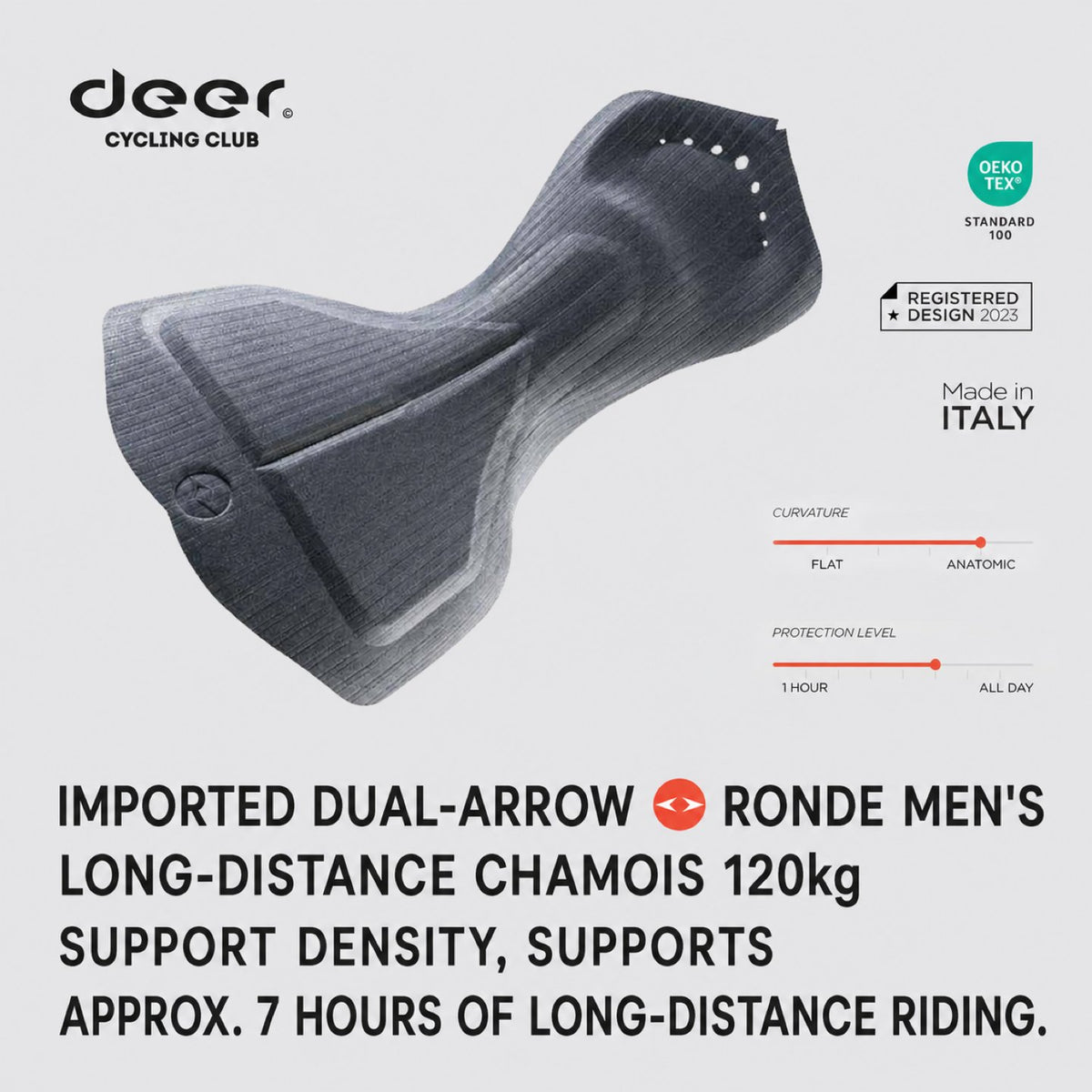 Men's Dual-Density Chamois Bib Shorts with Integrated Leg Openings — product story image 04 of 22